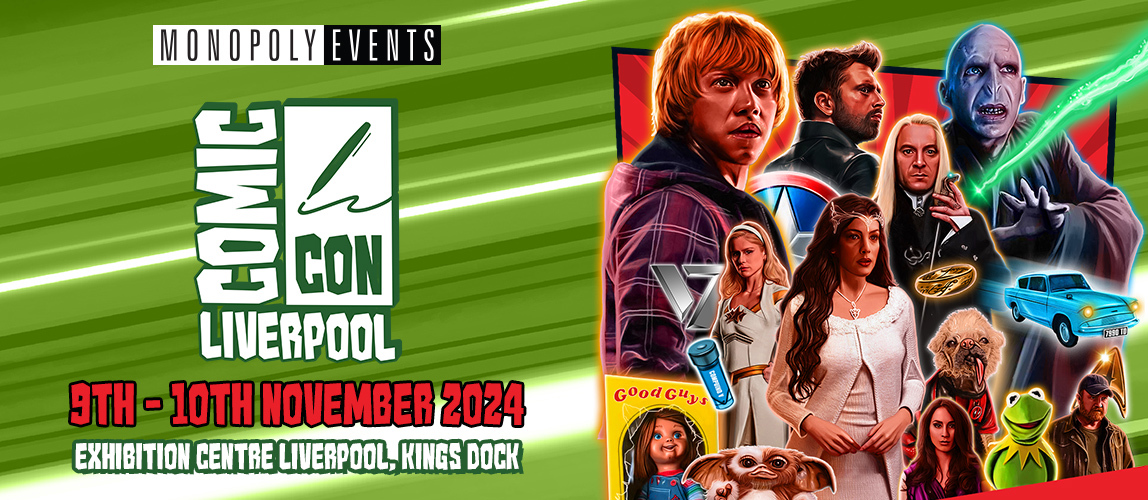 Comic Con Liverpool Exhibition Centre Liverpool Homepage Banner